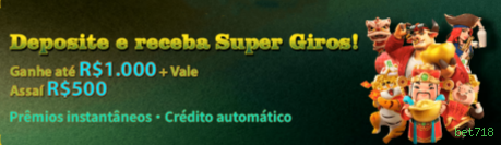 Depósito PIX bet718